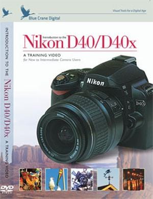 Nikon D40/ D40x Digital Camera Body Training DVD