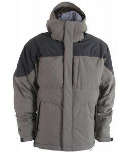 Mens Bonfire Fusion Strobe Pewter Ski Snowboard Jacket