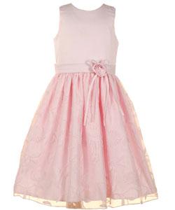 Sophia's Style Girl's Pink Flower Girl Dress