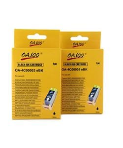 Black Ink Cartridge for Canon BCI-3eBK (Pack of 2)