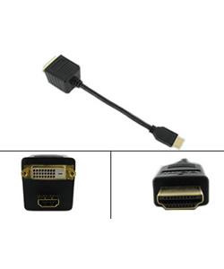 HDMI to HDMI and DVI-D Male/ Female Video Splitter