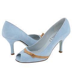 Cynthia Rowley Triplet Pale Blue Suede/Tan Suede