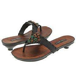 Nine West Crystalin Black Leather