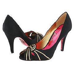 Betsey Johnson Landen Black/Gold(Size 8 M)