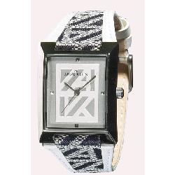 AK Anne Klein Women's Jacquard Strap Watch