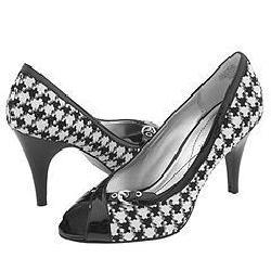 AK Anne Klein Torie Black/White Fabric