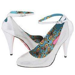 Betsey Johnson Cierra Silver Suede