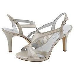 AK Anne Klein Eddie Light Grey/ Silver Synthetic