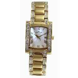 AK Anne Klein Women's Goldtone Crystal-accented Watch