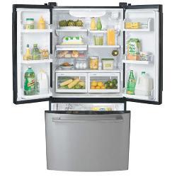 LG 22-cubic-foot French Door Titanium Refrigerator