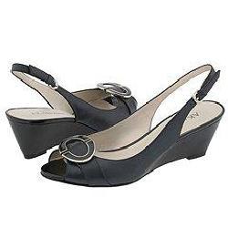 AK Anne Klein Fabbriano Black Leather