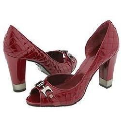 AK Anne Klein Collie Dark Red/Dark Red Leather