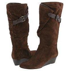 Nine West Yoursocute Dark Brown Suede