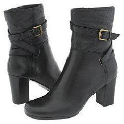 Nine West Mirrored Black Leather