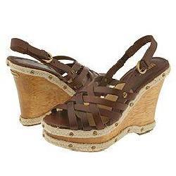 MICHAEL Michael Kors Belinda Wedge Brown(Size 8 M)