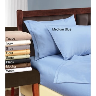 100-percent Egyptian Luxurious Cotton 1500 Thread Count Solid Pillowcase Set