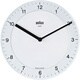 Braun White Quiet German Precision Quartz Wall Clock