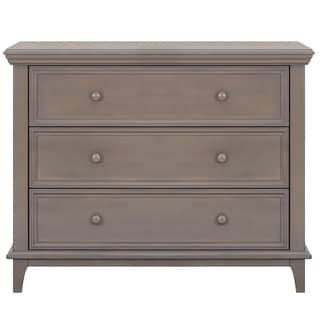 Kolcraft Transitional 3-drawer Grey Dresser