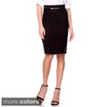 Women's High-waist Belted Pencil Skirt