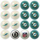 NFL Team Billiard Balls (Complete Set of 16 Balls)