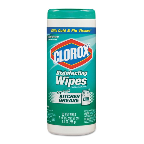 Clorox 7 x 8-inch Fresh Scent Disinfecting Wipes 35-count Canister