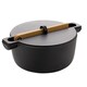 French Home Flame Top Round 3.2-quart Covered Casserole with Lid and Spatula
