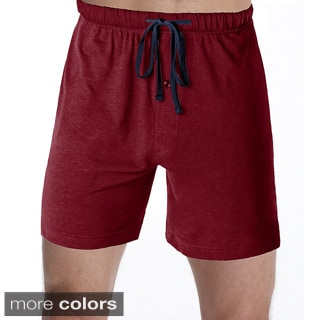 Hanes Men's Jersey Lounge Drawstring Shorts with Logo Waistband 2-Pack