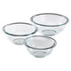 Pyrex Prepware 3-Piece Mixing Bowl Set in Clear