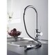 Rivuss Brunei Polished Chrome Single Lever Solid Brass Pull-down Kitchen Faucet