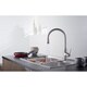 Rivuss Aureus Brushed Nickel Single Lever Solid Brass Pull-down Kitchen Faucet