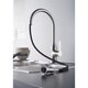 Rivuss Aureus Brushed Nickel Single Lever Solid Brass Pull-down Kitchen Faucet