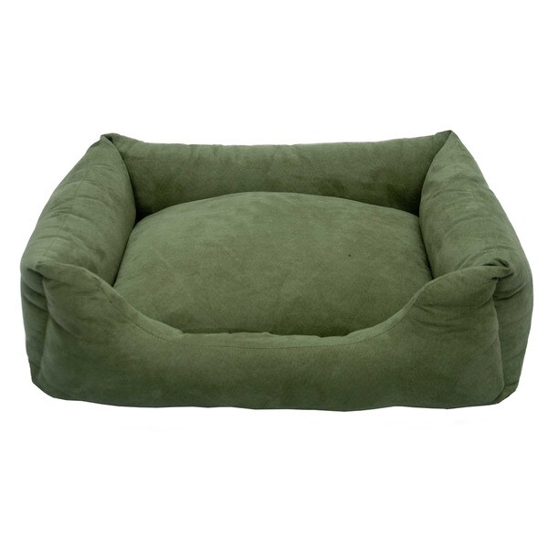 Iconic Pet Swaddlez Faux Suede Pet Bed Overstock Shopping The Best