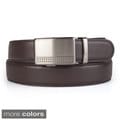 Vance Co. Men's Genuine Leather Adjustable Ratchet Belt