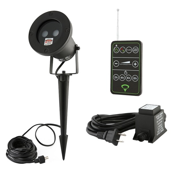 Techno Source Elf Light - Red and Green w Remote Laser Lights House P