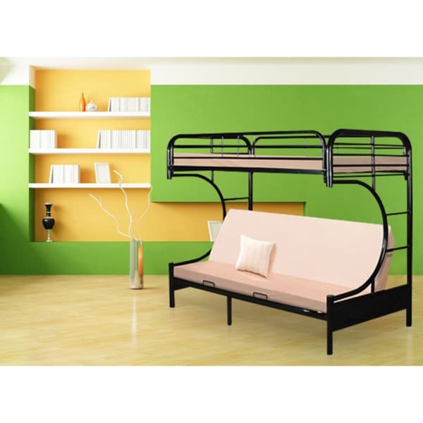 Oh! Home Lincoln Cstyle Futon Bunk Bed BLK 17170121