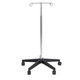 Drive Medical Deluxe IV Pole with Plastic Base