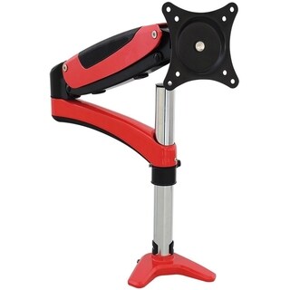 SIIG Inc, Full-Motion Easy Access Single Monitor Desk Mount - Red