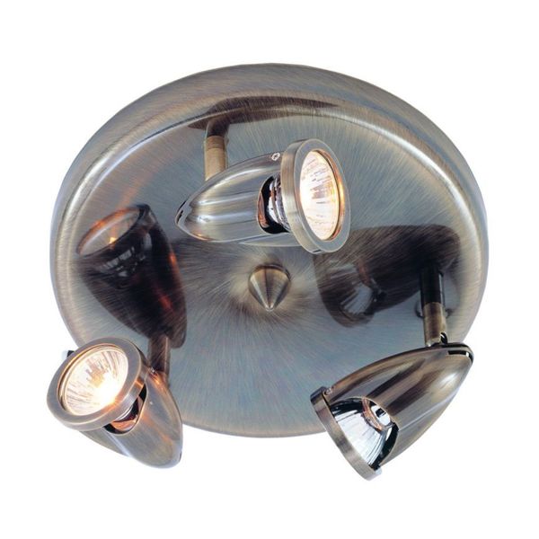 Cambridge 3-Light Brushed Nickel 10 in. Track Light