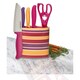 Farberware 5-piece Prep Set in Oval Stripe Block