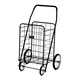 Jumbo Shopping Cart Black