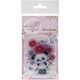 Wild Rose Studio Ltd. Clear Stamp 3.5"X3" Sheet-Panda W/Flowers