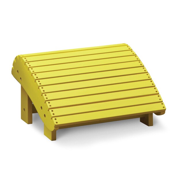 Yellow 3-piece Adirondack Chair/ Side Table Set