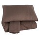 Signature Designs by Ashley Hand Quilted Chocolate 3-piece Queen Size Comforter Set (As Is Item)