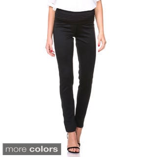 Stanzino Women's Stretch Waist Casual Slim Pants