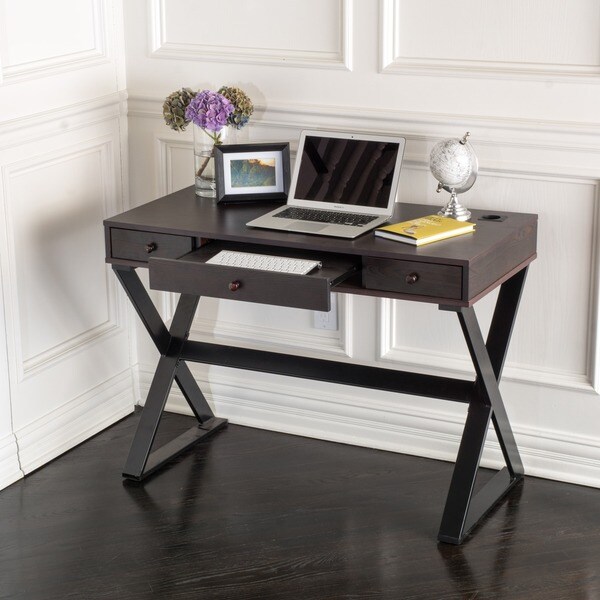 Christopher Knight Home Beverly 3Drawer Wood Writing Desk