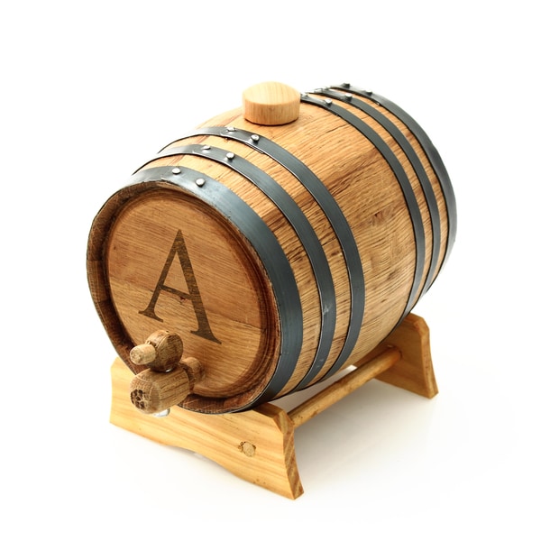 Personalized Oak Bluegrass Barrel