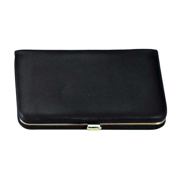 Royce Genuine Leather Framed Business Card Case