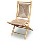 Heather Ann Bamboo Folding Chairs (Set of 2)