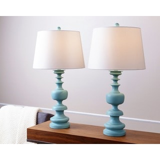 ABBYSON LIVING Alexis Blue Table Lamp (Set of 2)