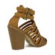 TOI ET MOI Women's Tiramisu-01 Strappy Closed Toe High Heel Sandal